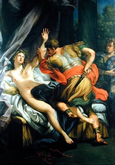Rape of Lucretia from Giulio Cesare Procaccini
