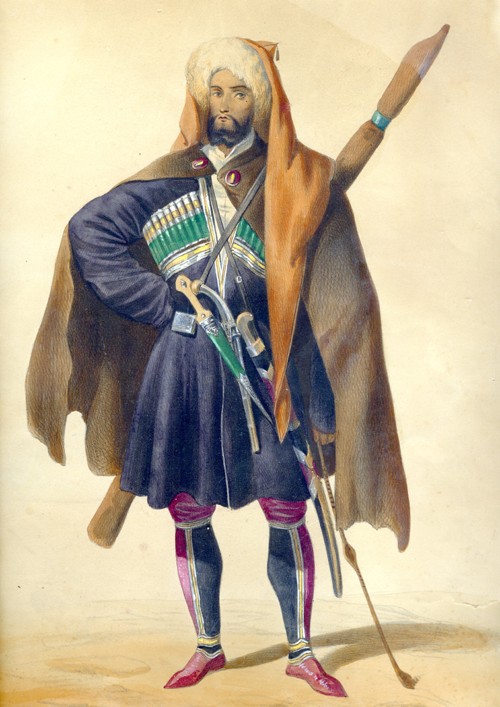 A Circassian (From: Scenes, paysages, meurs et costumes du Caucase) from Grigori Grigorevich Gagarin
