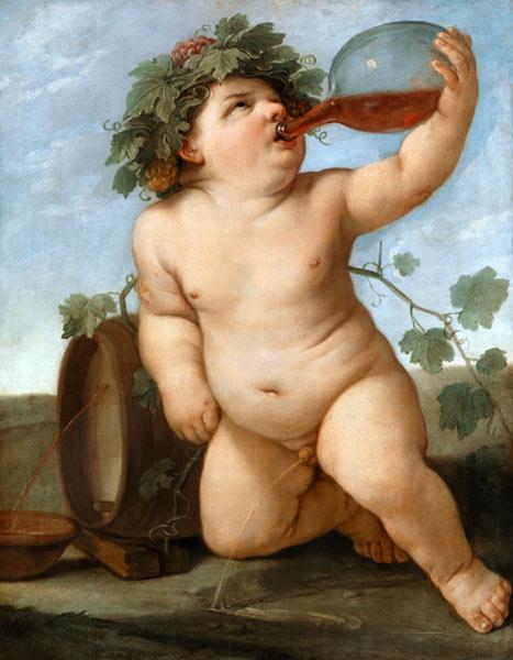Drinking Bacchusknabe um 1623