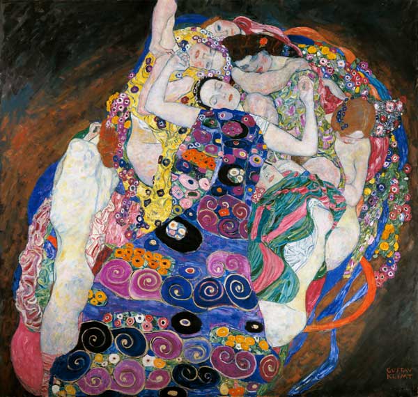 The Virgin - oil painting of Gustav Klimt as art print or hand painted oil.