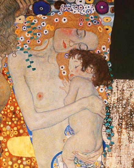 The Three Ages of Woman (Detail) - Gustav Klimt