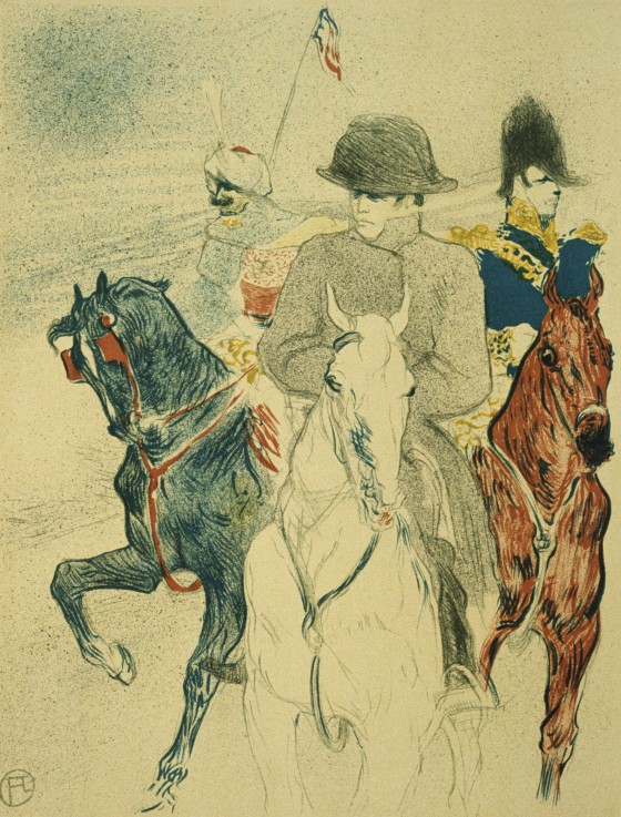 The History of Napoleon I (rejected design of a poster to the book) from Henri de Toulouse-Lautrec