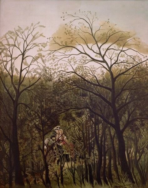 H.Rousseau, Rendezvous in the Forest from Henri Julien-Félix Rousseau