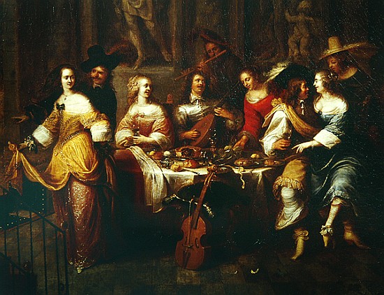 Holiday meal from Hieronymus Janssens