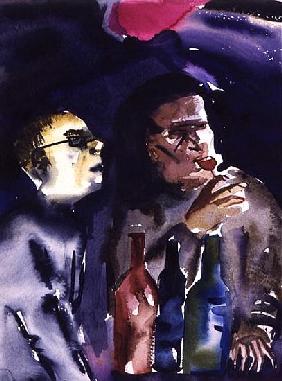 Jazz Cafe, 1998 (w/c on paper) 