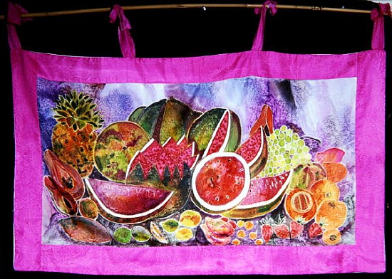 Mexican Fruits, 2003 (dyes on silk)  from Hilary  Simon