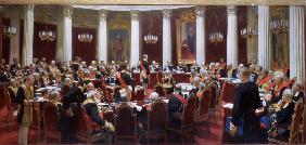 The centenary session of the State Council in the Marie Palace on May 5, 1901