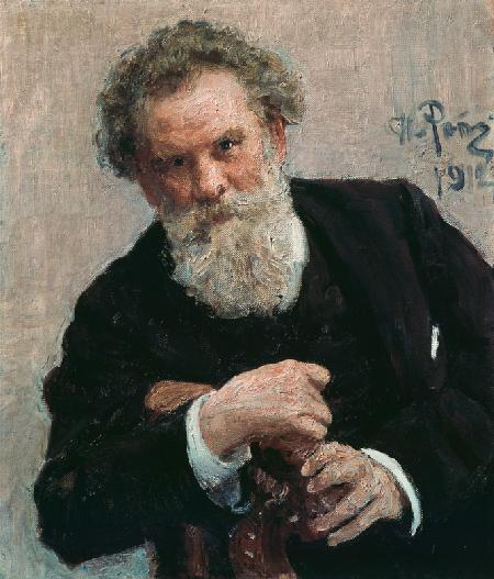 Portrait of the author Vladimir Korolenko (1853-1921) 1912