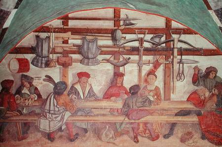 Interior of an Inn from Italian pictural school