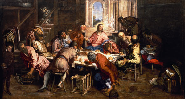 Tintoretto / The Last Supper from Jacopo Robusti Tintoretto