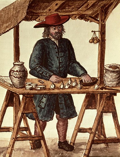 Venetian Tobacco Vendor from Jan van Grevenbroeck