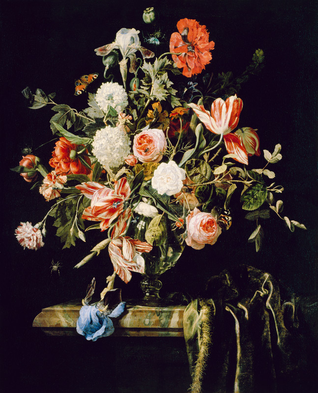 Flower Still Life - Jan van Huysum