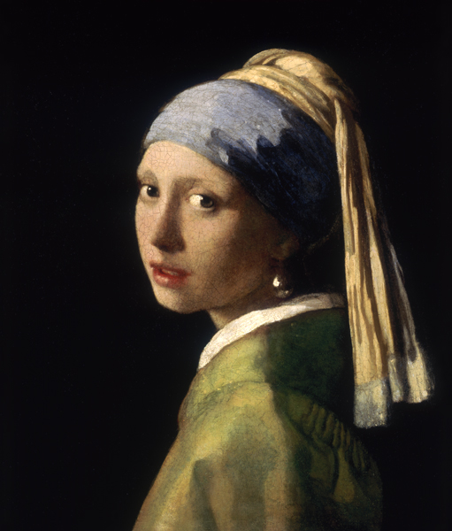 Girl with a Pearl Earring (before restoration) from Johannes Vermeer