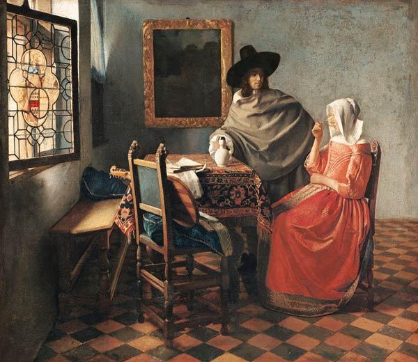 Jan Vermeer van Delft, fine art prints and paintings by  ART-PRINTS-ON-DEMAND.COM