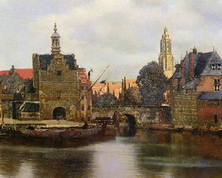View of Delft around 1660-61 (detail)