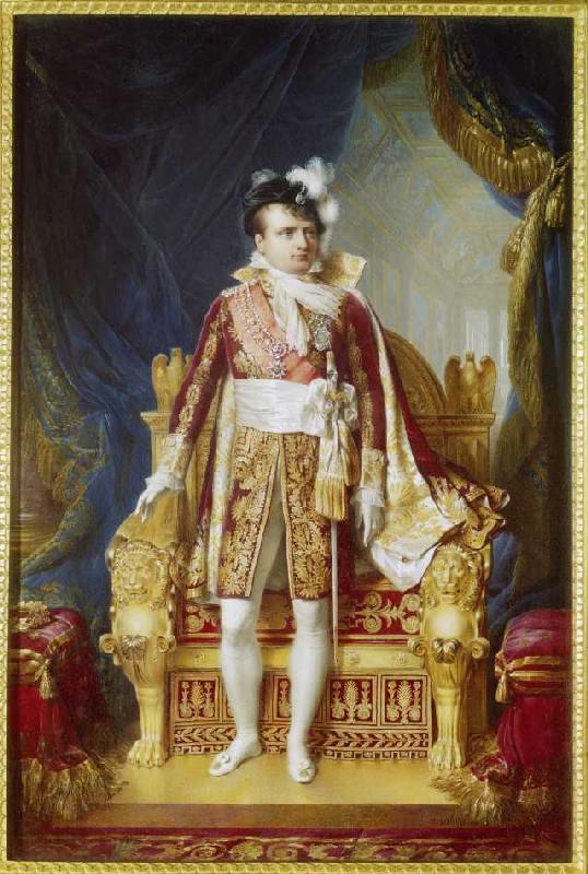 Napoleon voucher distinctive miniature - Jean-Baptiste Isabey as art print  or hand painted oil.