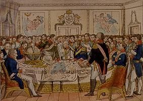 Viennese Congress 1831 with the Pinces o - Jean-Baptiste Isabey as art  print or hand painted oil.