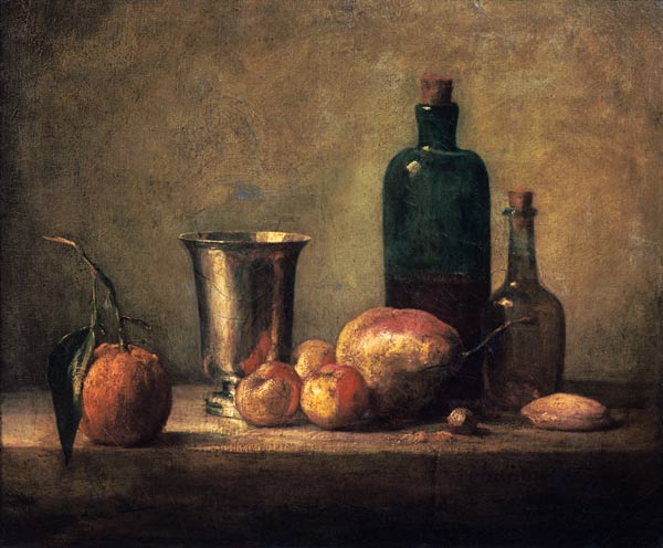 Still Life - Jean-Baptiste Siméon Chardin as art print or hand painted oil.