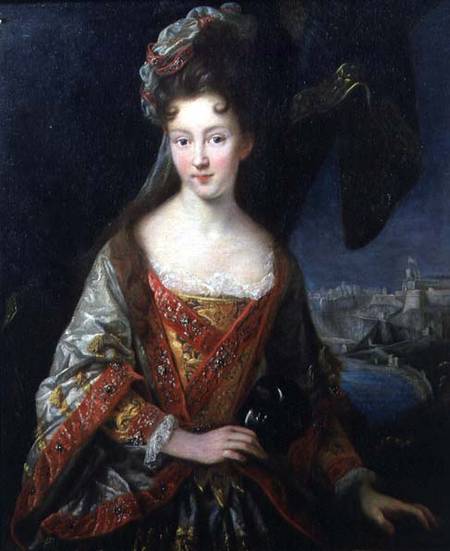 Portrait of Princess Louise-Hippolyte (1 - Jean-Baptiste van Loo as art  print or hand painted oil.