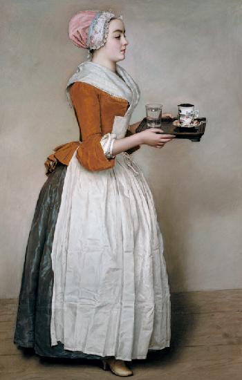 The Chocolate Girl - Jean-Étienne Liotard