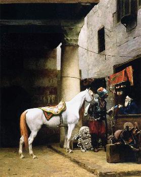 Ottoman Empire: An Arab Purchasing a Bridle