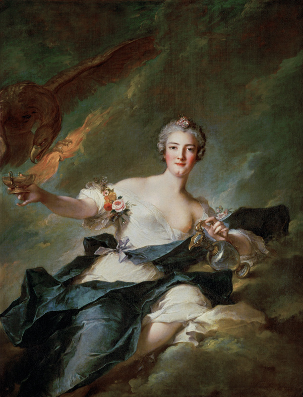 A Portrait of Anne Josephe Bonnnier de l - Jean-Marc Nattier as art print  or hand painted oil.