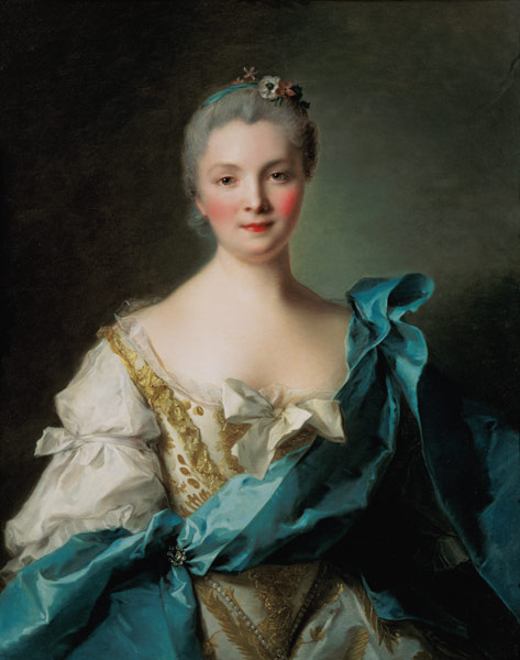 Madame de la Porte - Jean-Marc Nattier as art print or hand painted oil.