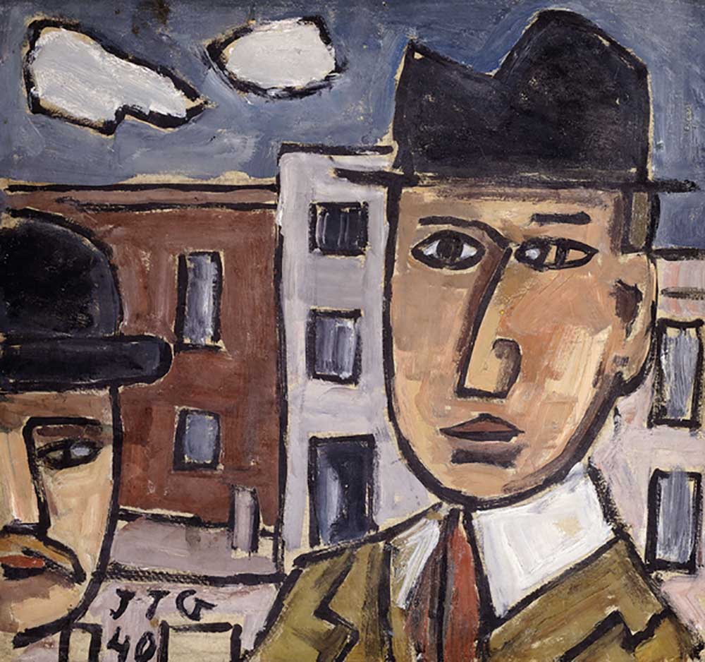 Man with Hat; Hombre con Sombrero, 1940 from Joaquin Torres-Garcia