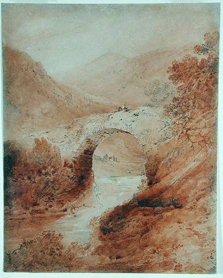 Pontaber, Glasllyn, North Wales from John Sell Cotman