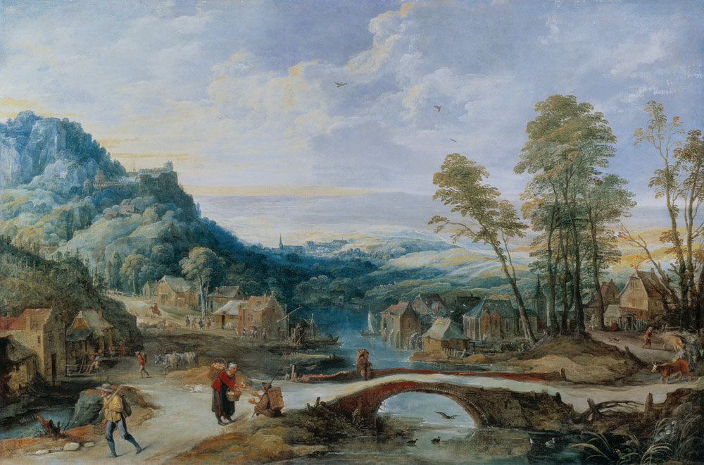 Landscape - Joos de Momper as art print or hand painted oil.