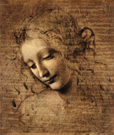 Head of a woman - Leonardo da Vinci