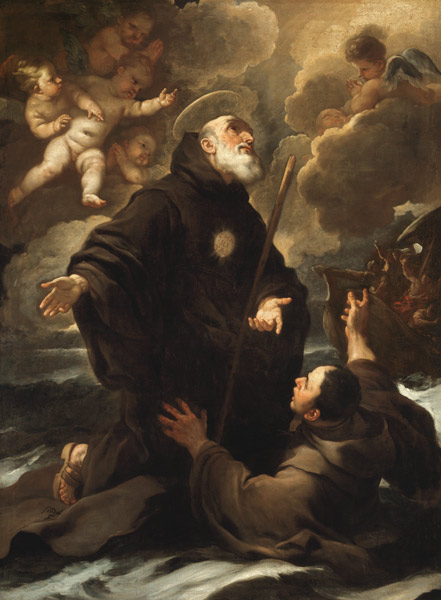 L.Giordano / St. Francis of Paola - Luca Giordano as art print or hand  painted oil.
