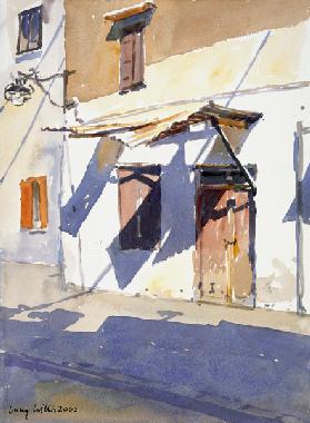 Cretan Shadows, 2002 (w/c on paper)  2002