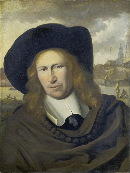 Portrait of a Man from the City of Emden from Ludolf Backhuysen