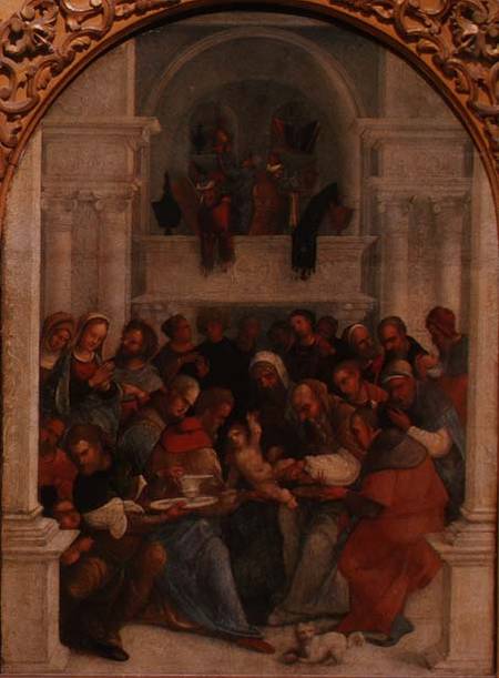 The Circumcision (panel) from Ludovico Mazzolino