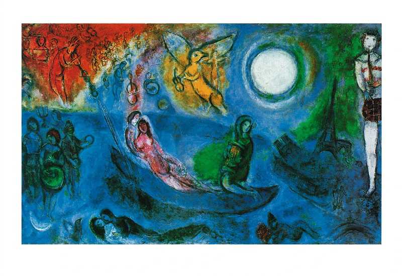 Image: Marc Chagall - The concert, 1957  - (MCH-269)