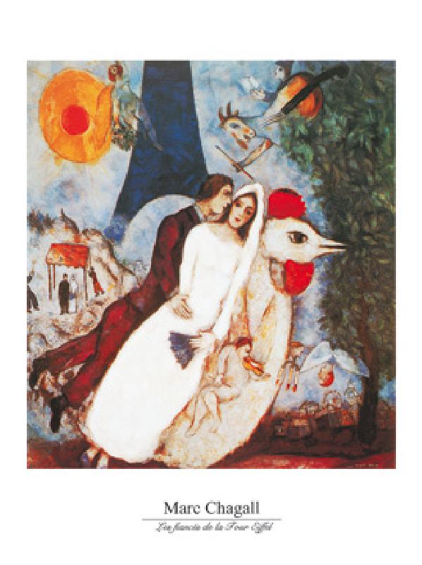 Image: Marc Chagall - The fiancés  - (MCH-622)