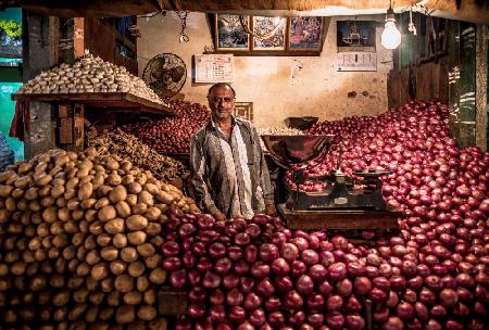 The man of onions