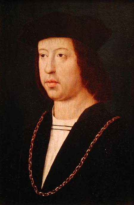 Portrait of Ferdinand II (1452-1516) King of Spain from Master of the Legend of St. Madeleine