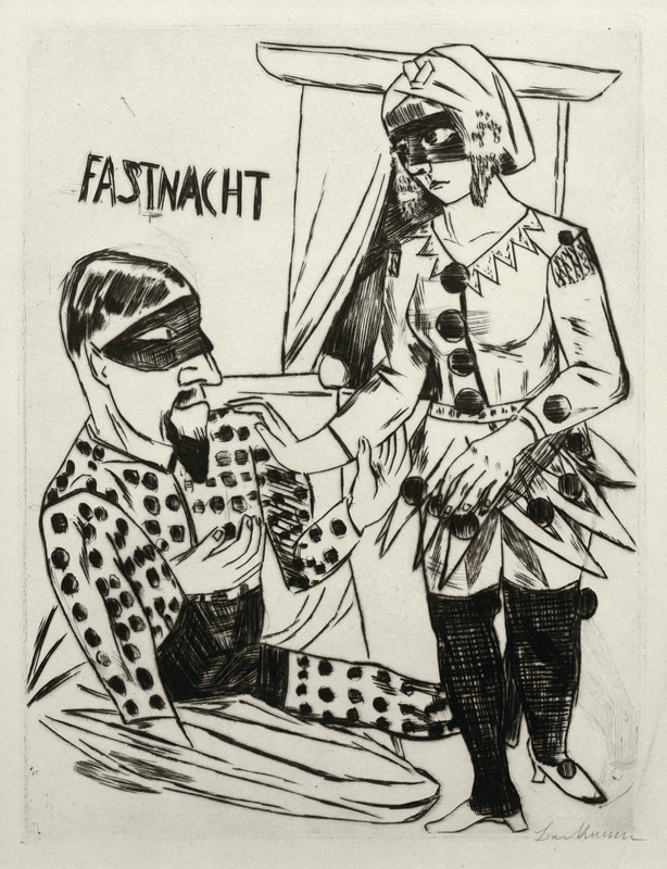 Fastnacht from Max Beckmann