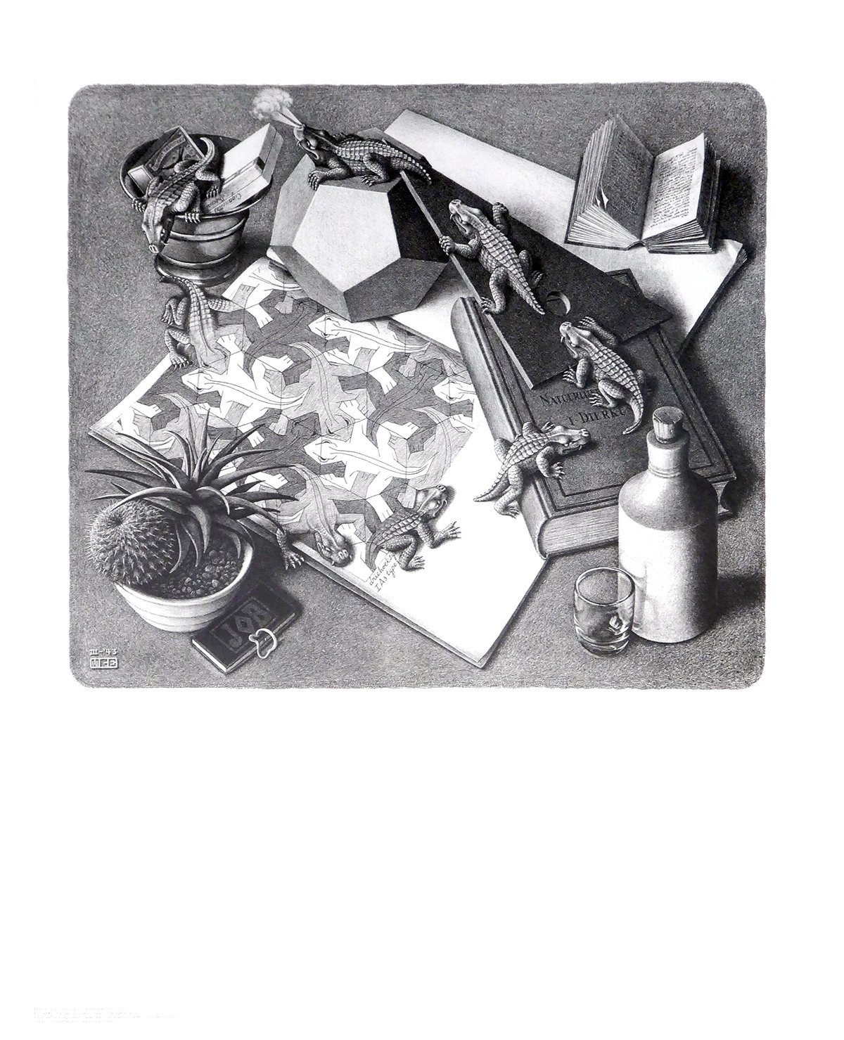 Image: M.c. Escher - Reptilien  - (ESE-02)