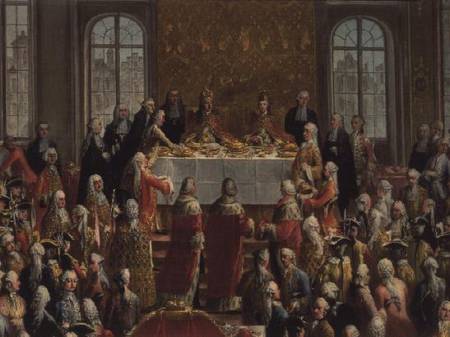The Coronation Banquet of Joseph II (1741-90), Emperor of Germany from Mytens School
