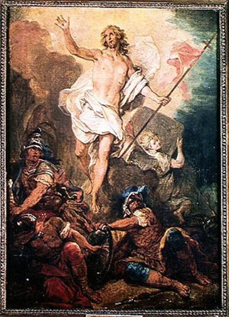 Study for the Resurrection for a paintin - Nicolas Bertin as art print or  hand painted oil.