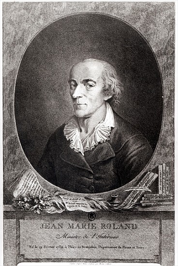 Jean Marie Roland de La Platiere (1734-9 - Nicolas Colibert as art print or  hand painted oil.