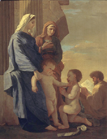 Die Heilige Familie. from Nicolas Poussin