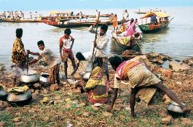 Fishermen festival Kilijai Island, Lake Chilik (photo) 