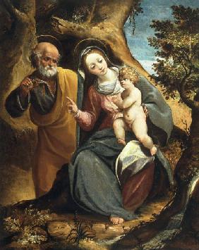 Holy Family / Emilian Paint./ C17th