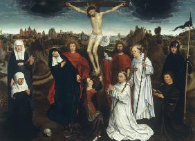 H.Memling Copy / Crucifixion / Paint.