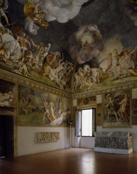 Mantua, Pal.Ducale, Sala di Troia from 