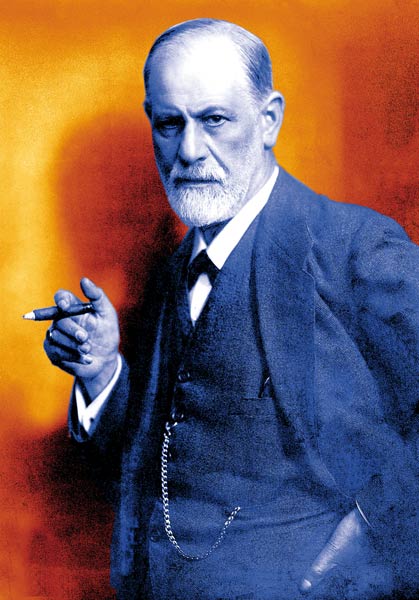 Austrian psychoanalyst Sigmund Freud , c - as art print or hand painted oil.
